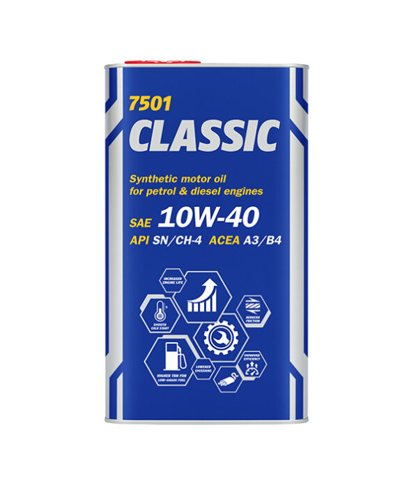 Aceite de Motor Semisintetico Classic 10w40 x 1lts Mannol